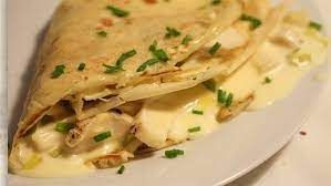 Roquefort Cheese With Roumi Cheese Crepe