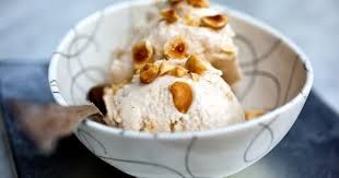 Hazelnut With Vanilla Ice Cream