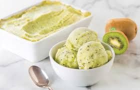 Kiwi With Ice Cream