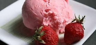 Strawberry With Ice Cream