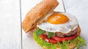 Eggs Burger Sandwich