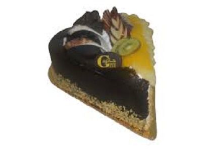 Half Chocolate Half Mango Heart Shape Torte