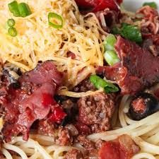 Spaghetti Pasta With Pastrami
