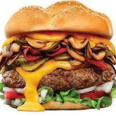 Bacon Mushroom Man Sandwich
