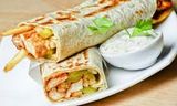 Chicken Shawerma Syrian Sandwich