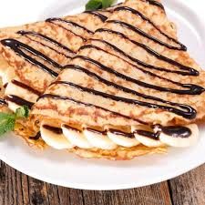 Chocolate And Nuts Crepe