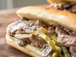 Meat Fillet Steak With Cheese Sandwich