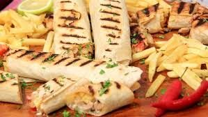 French Fries With Cheddar Cheese Sandwich