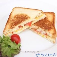 Omelette With Cheese Sandwich