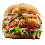 Zinger Chicken With Mozzarella Cheese Sandwich