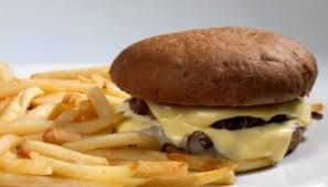 Beef Burger With Mozzarella Cheese Sandwich