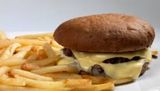 Beef Burger With Mozzarella Cheese Sandwich