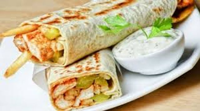 Large Syrian Chicken Shawerma Sandwich