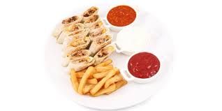 Extra Double Arabian Chicken Shawerma With Mozzarella Cheese Meal