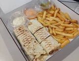Single Arabian Chicken Shawerma With Mozzarella Cheese Meal