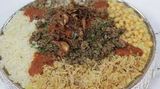 Mix Koshary With Meat