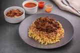 Mix Koshary With Liver