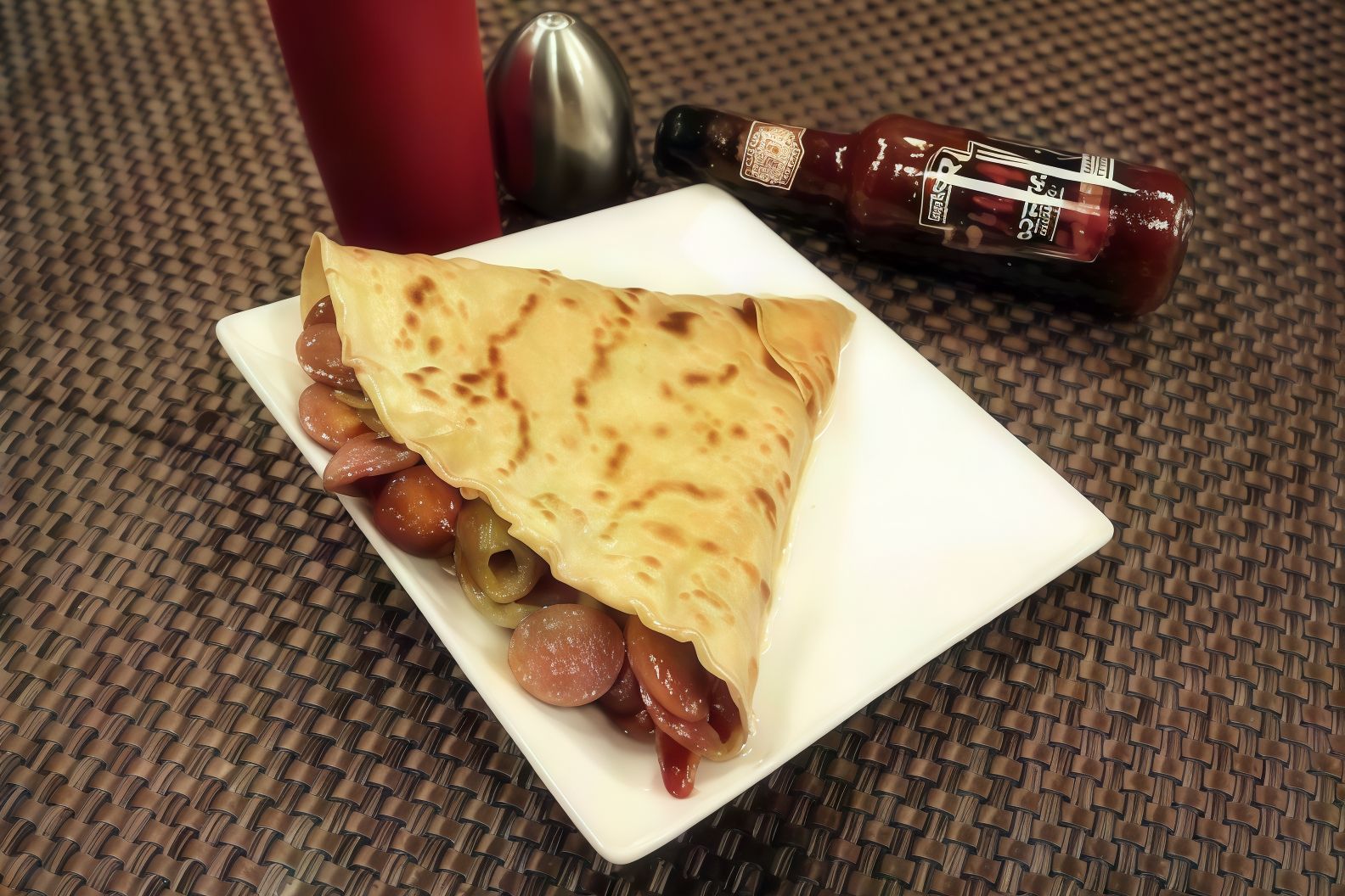 Halwani Sausage Crepe