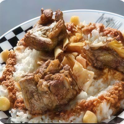 Fatteh With Roasted Oxtail