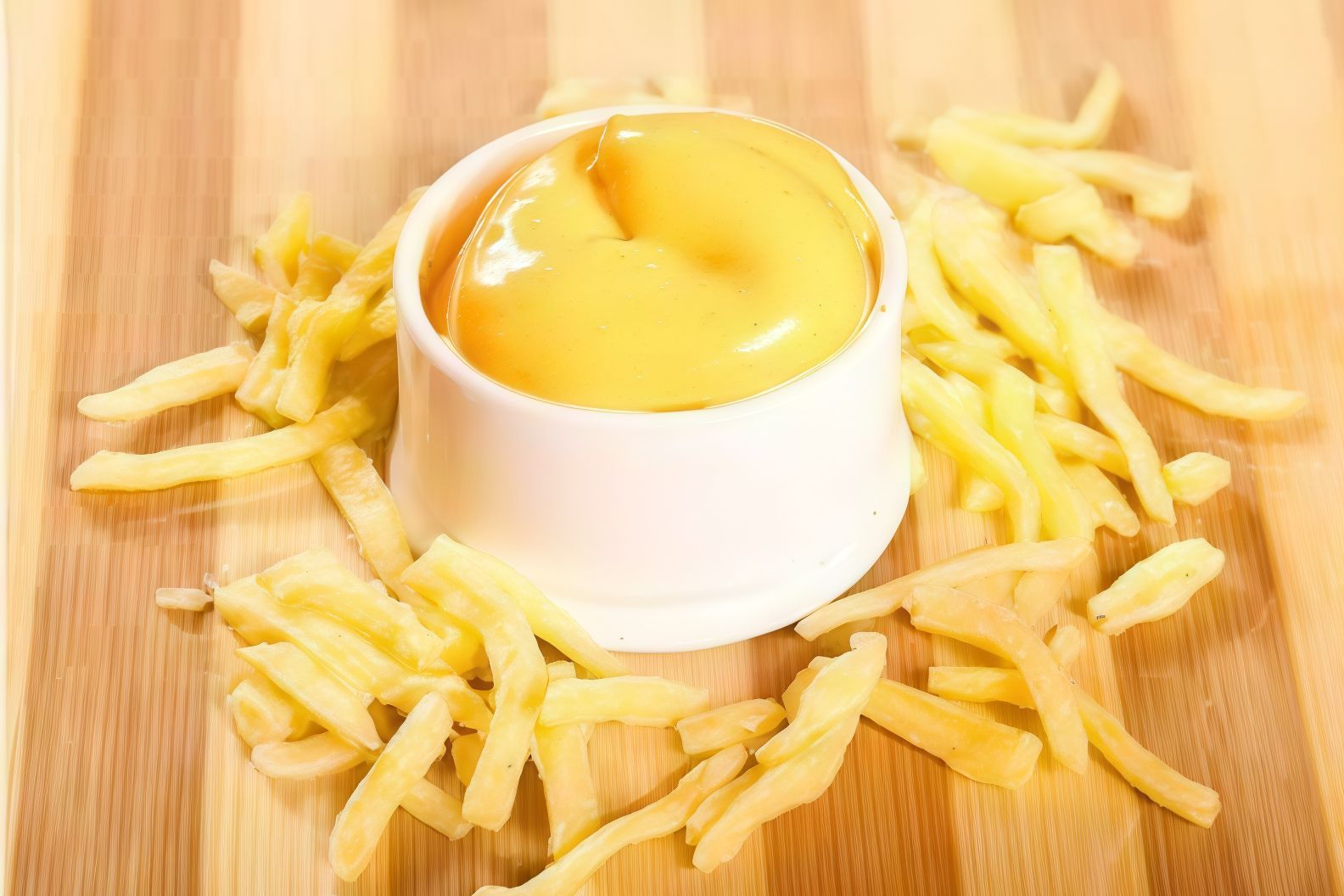 French Fries With Cheese Sauce Packet