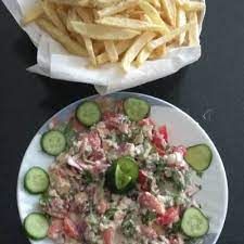 Farm Frites French Fries With Old Cheese Sandwich - Baladi Bread