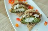 Taamia With Feta Cheese Sandwich