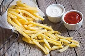 French Fries With Mayonnaise Sandwich