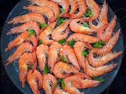 Large Shrimp With Peel Grilled Meal
