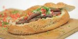 Grilled Oriental Sausage Sandwich