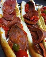 Smoked Oriental Sausage Sandwich