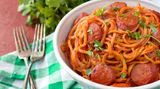 Pasta With Oriental Sausage