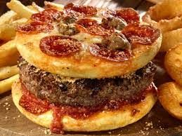 Pizza Beef Burger Sandwich
