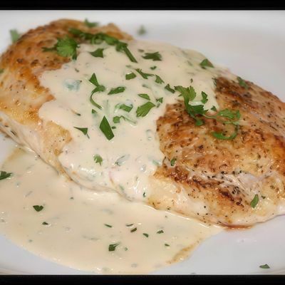 Chicken Breasts With White Sauce