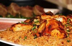 Half Chicken With Rice Meal