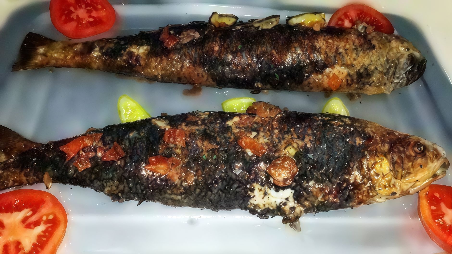 Grilled Grey Mullet Fish