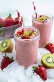 Strawberry With Kiwi Smoothie