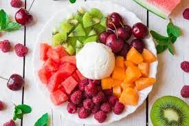 Fruit Salad With Ice Cream Box