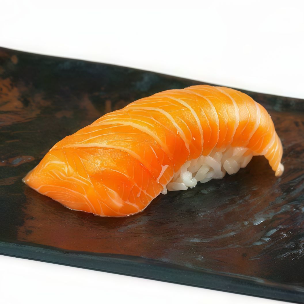 Salmon Spisy Nigiri Sushi