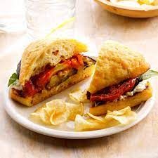 Eggplant sandwich