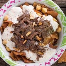 meat Shawerma Fatteh