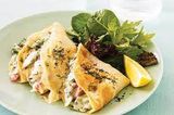 Chicken Strips And Sausage Crepe