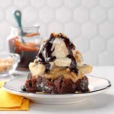Banana Brownies Sundae