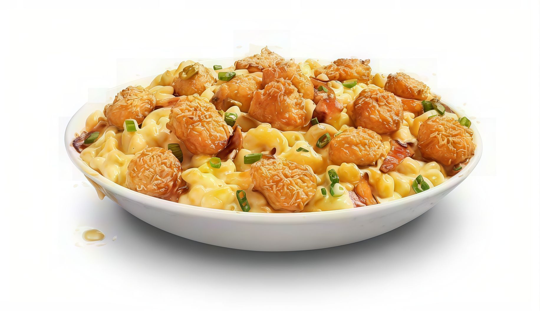 Mac and Cheese Chicken Mushroom