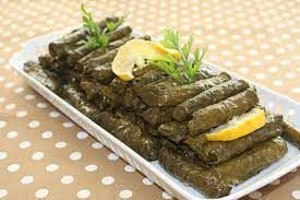 Vine Leaves with olive oil