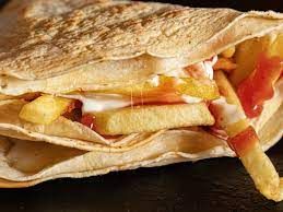 Potato pomme frites crepe