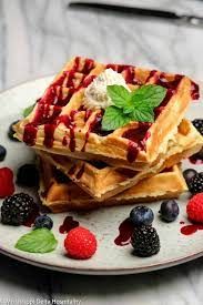 Fruits Waffle
