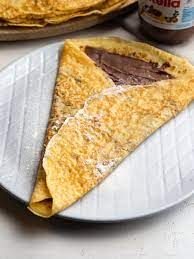 Plain Nutella Chocolate Crepe
