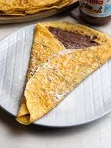 Plain Nutella Chocolate Crepe