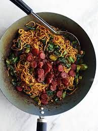 oriental sausage Pasta