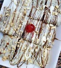White chocolate banana pie